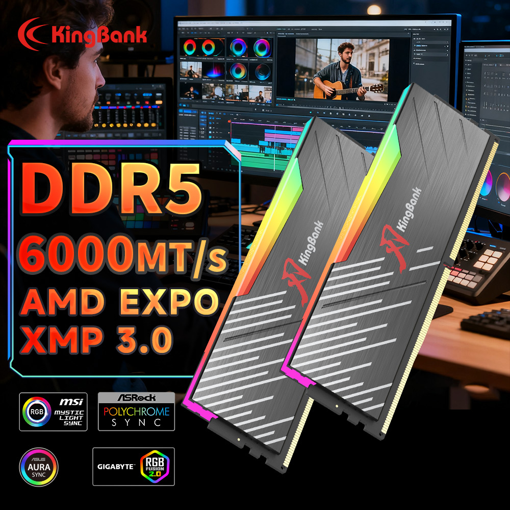 Ddr5 64Gb - KingBank KRRB DDR5 RGB 16GB /16GBx2