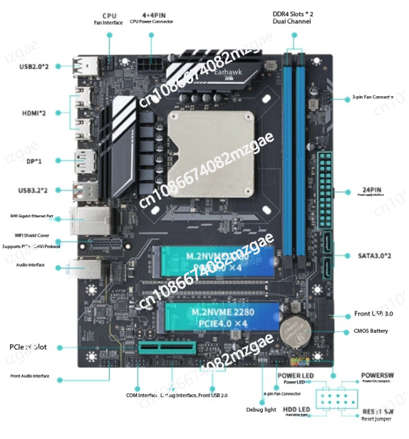 Ddr5 Kit - Kit CPU scheda madre Q1HY di
