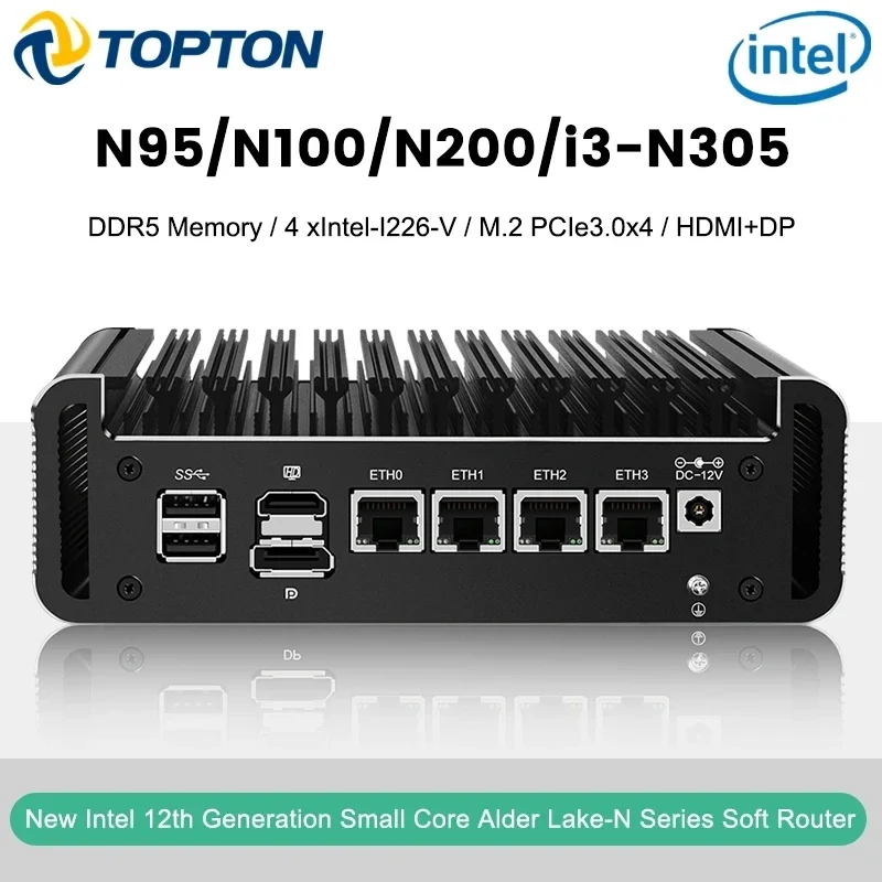 Mini PC firewall di 12a genera - Ddr5 4800Mhz recensione e prezzo