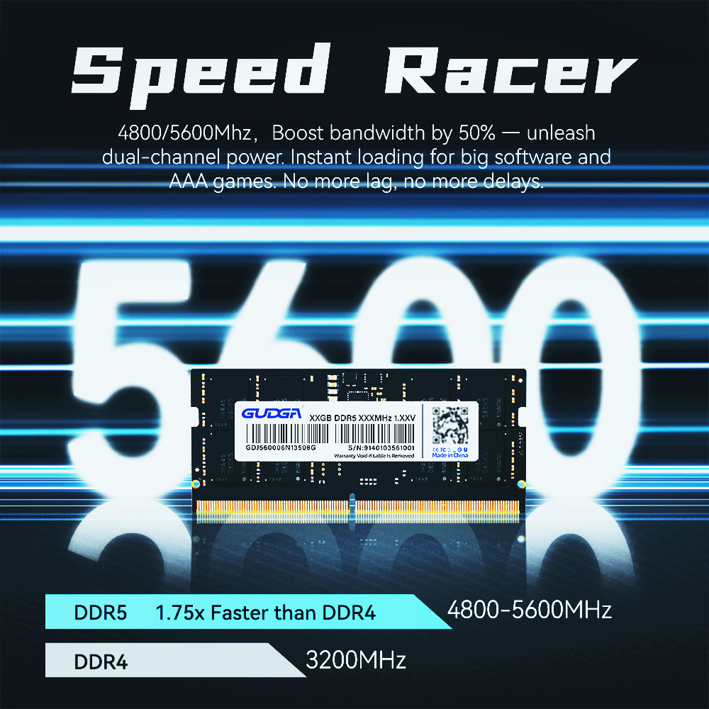 RAM DDR5 GUDGA 8GB 16GB 32GB M - Ddr5 6000Mhz recensione e prezzo