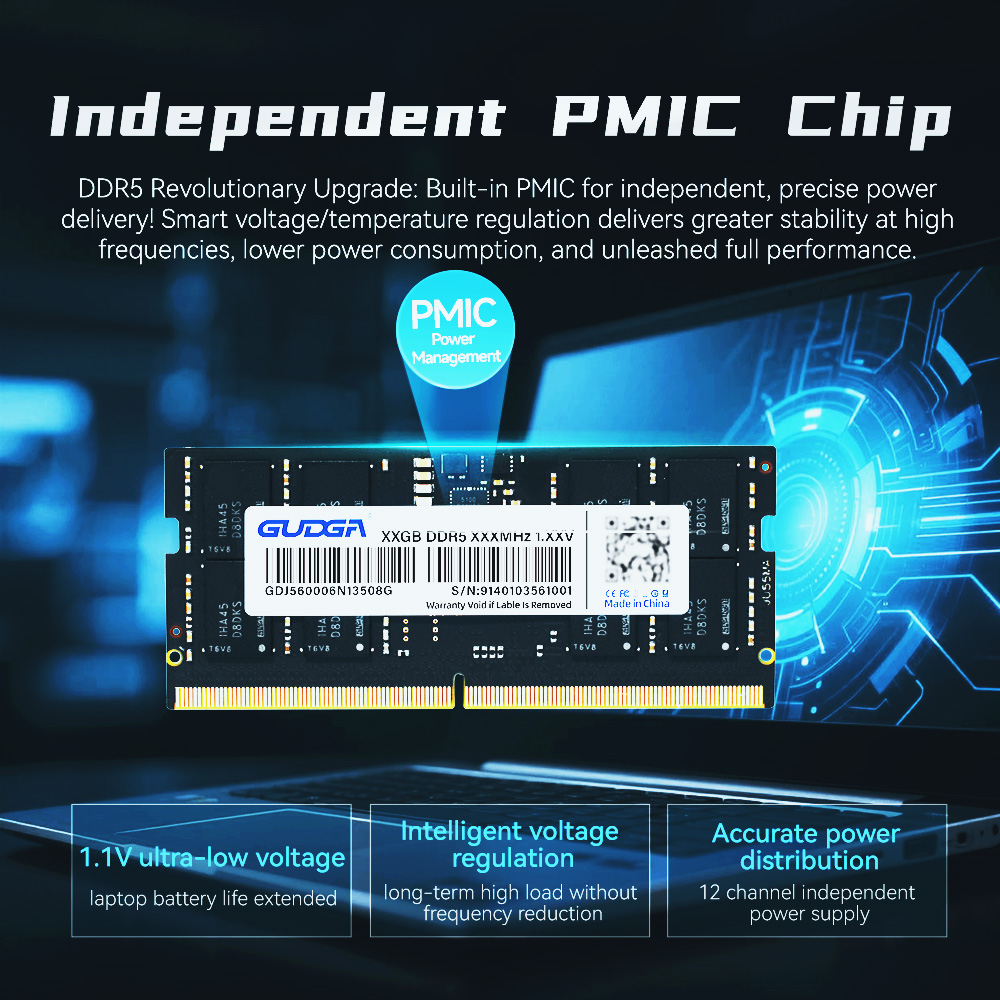 RAM DDR5 GUDGA 8GB 16GB 32GB M - Ddr5 6000Mhz recensione e prezzo