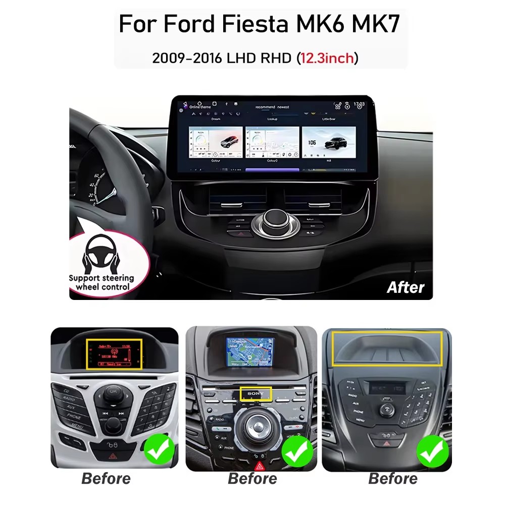 12.3 pollici Per Ford Fiesta M - Ddr5 8Gb recensione e prezzo