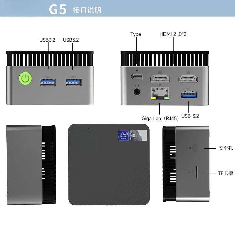 Mini PC G5 Alder Lake N97 con  - Ddr5 4800Mhz recensione e prezzo