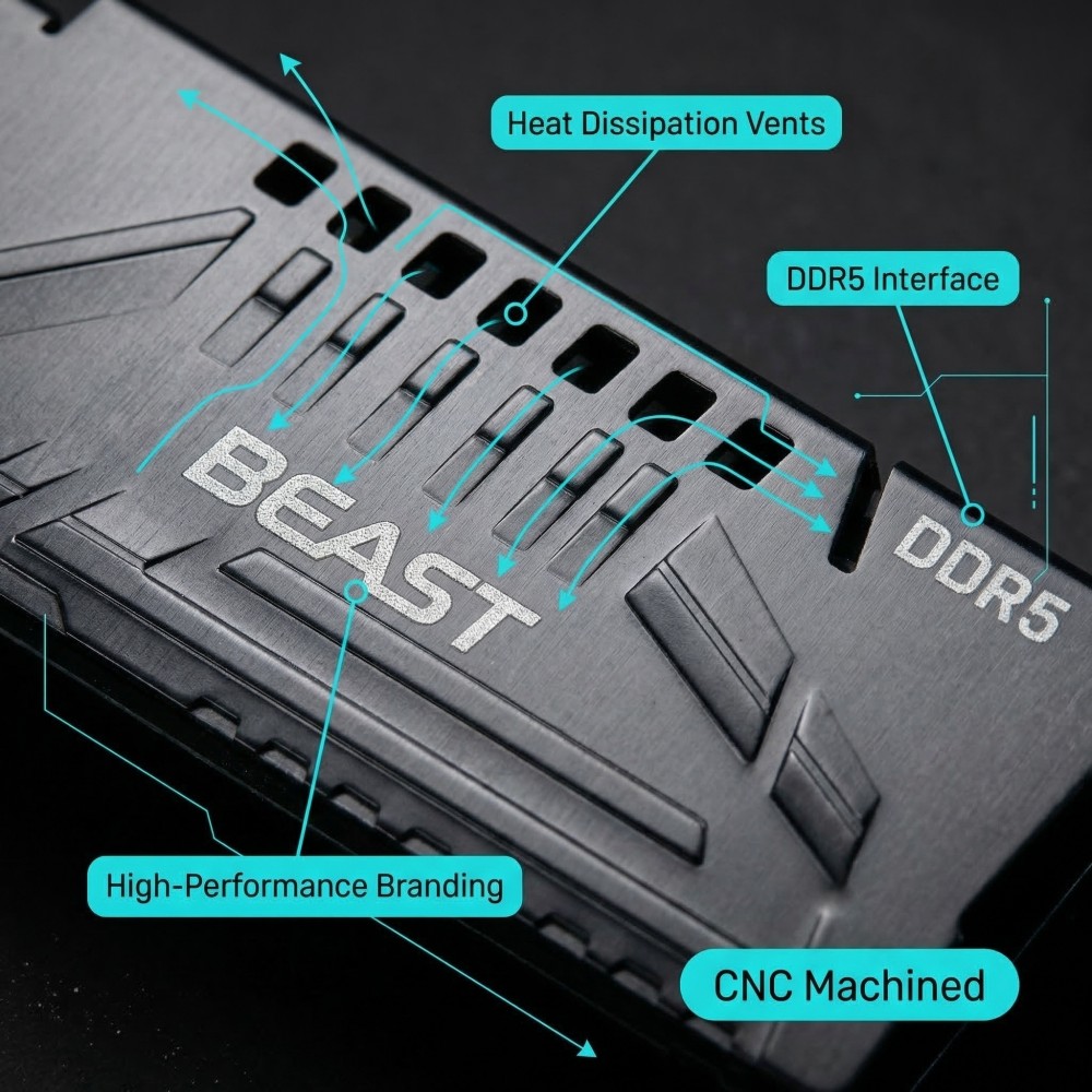TISHRIC 10 Pezzi Dissipatore d - Ddr5 Memory recensione e prezzo