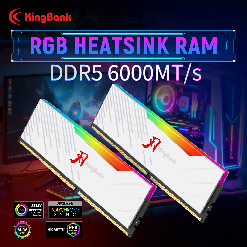 KINGBANK KRRW DDR5 RGB RAM 16G - Ddr5 16Gb 6000Mhz recensione e prezzo