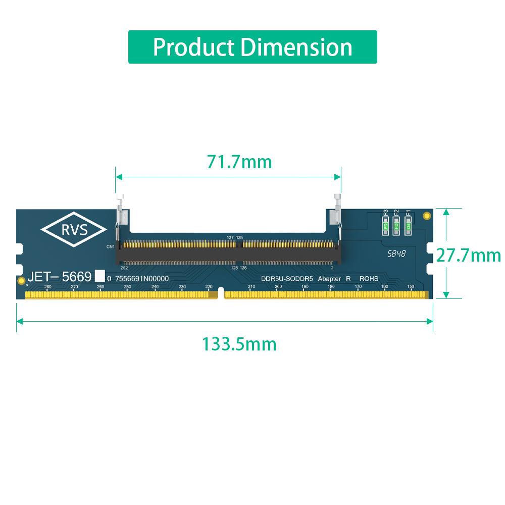 2 Pezzi Adattatore da RAM DDR5 - Ddr5 Sodimm recensione e prezzo