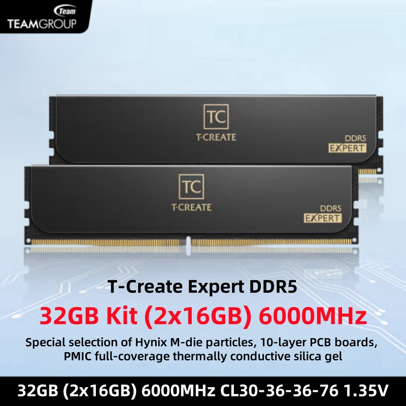 TEAMGROUP T-Create Expert CL30 - Ddr5 6000Mhz recensione e prezzo