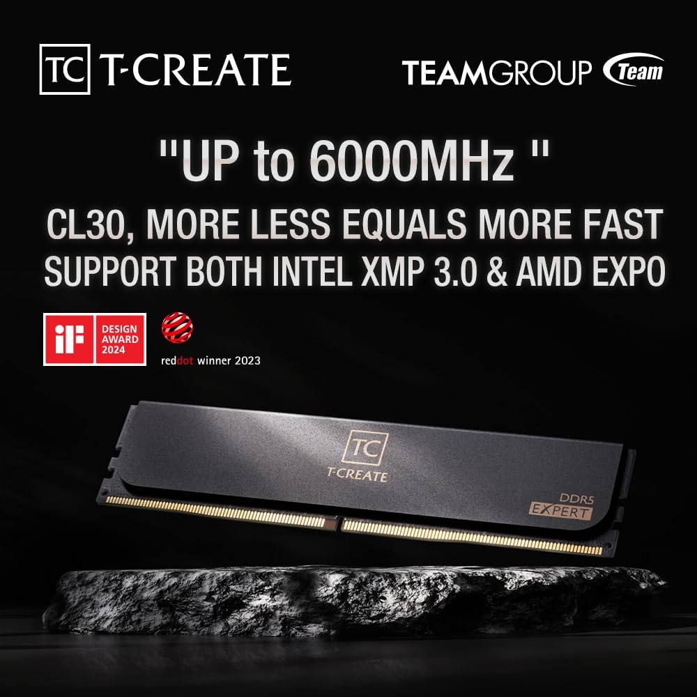 TEAMGROUP T-Create Expert CL30 - Ddr5 6000Mhz recensione e prezzo