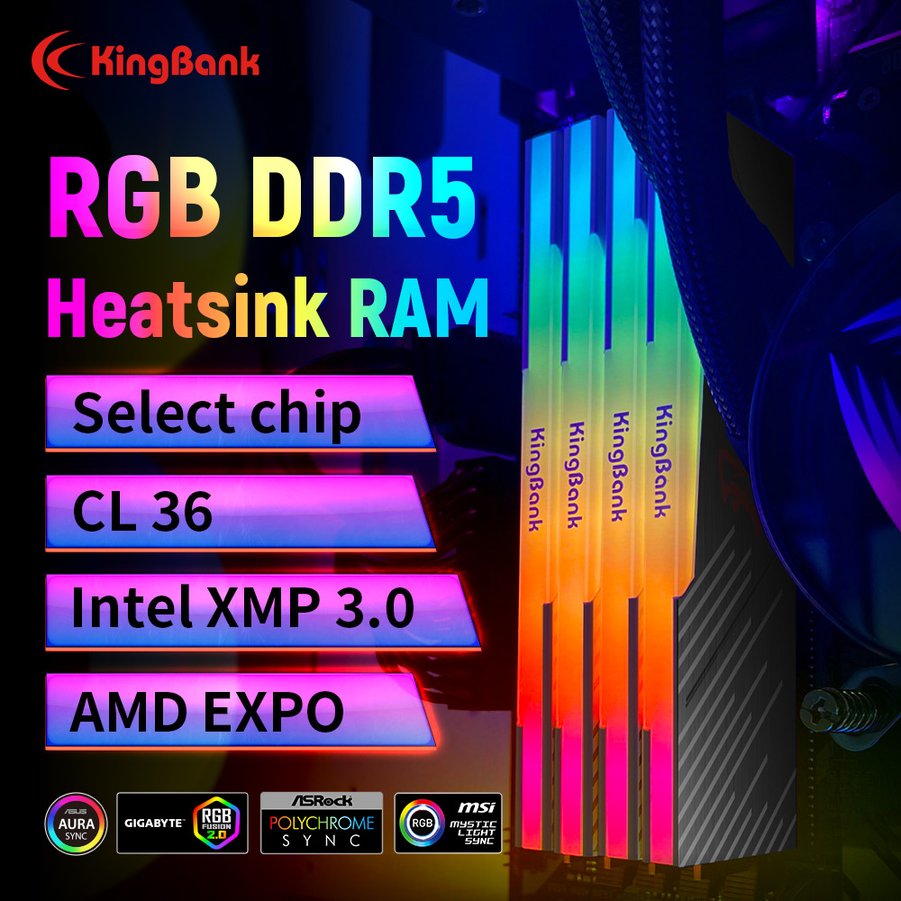 KingBank KRRB DDR5 RGB 16GB /1 - Ddr5 64Gb recensione e prezzo