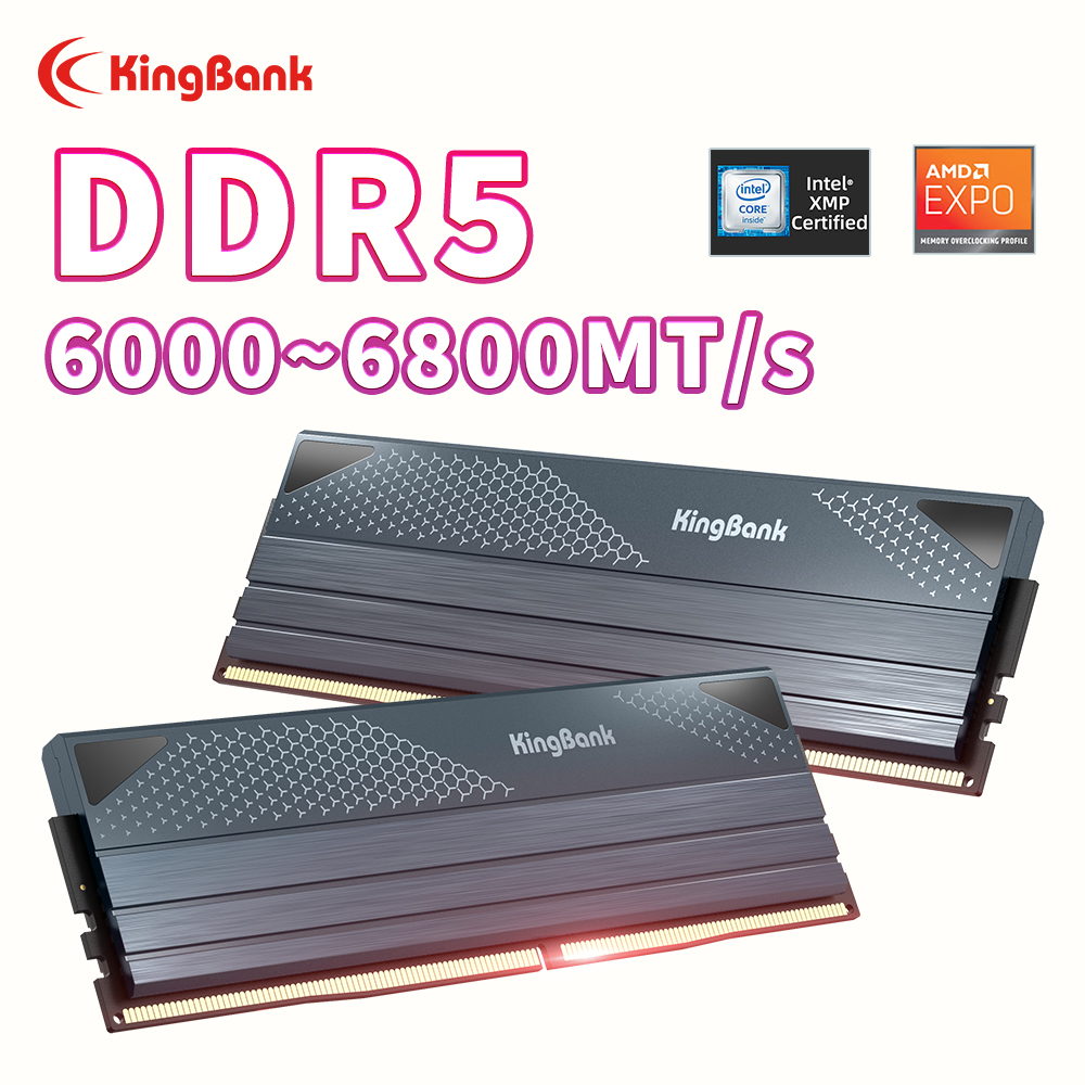 Memoria DDR5 KingBank Serie KF - Ddr5 16Gb 6000Mhz recensione e prezzo